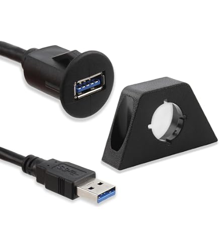 Cavo Prolunga USB 3.0 Maschio-Femmina 50 Cm - 2 Pezzi, 5 Gbps, Adattatore Estensore Per Tastiere, Mouse, HDD, Plug & Play - 2