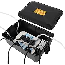 Scatola Impermeabile IP54 Per Cavi Esteri - Organizzatore Spine E Prese 32x21x13 Cm Grigio - Foto 2