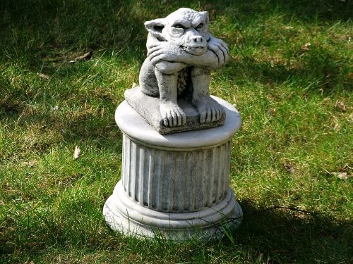 Steinfigur Zwerg Gnom Troll Gargoyle 02 22 cm ca. 5,8 kg Frostfest Stein Nr.064 - 3
