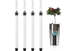 DELAESI Wasserstandsanzeiger Pflanzen 4 Stück Gießanzeiger Pflanzen Wasserstandsanzeiger Gießanzeiger Zimmerpflanzen Kunststoff Wasserstandsanzeiger für Kulturtopf Blumenkästen Topfpflanzen(36 cm)
