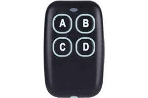 DPOFIRS 4-klawiszowy Pilot do Kopiowania Metalowe Klony Piloty Powielacz Automatycznego Kopiowania, Nauka Pilota Zdalnego Sterowania Przenośny Uniwersalny Bezprzewodowy Pilot Zdalnego Sterowania do Drzwi Gara