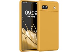 kwmobile Carcasa Compatible con Google Pixel 6a Funda - Case TPU y Silicona antigolpes - Apto Carga inalámbrica - Mango