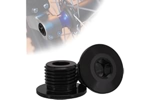 Runfarr 2 Piezas Tornillo Tuerca de Eje Rueda Delantera Moto,Tornillo Tuerca Bloqueo Eje M16 * 1.5P para Bicicleta Eléctrica Surron Sur-Ron Sur Ron Light Bee X/S/L1E X160/X260-Negro