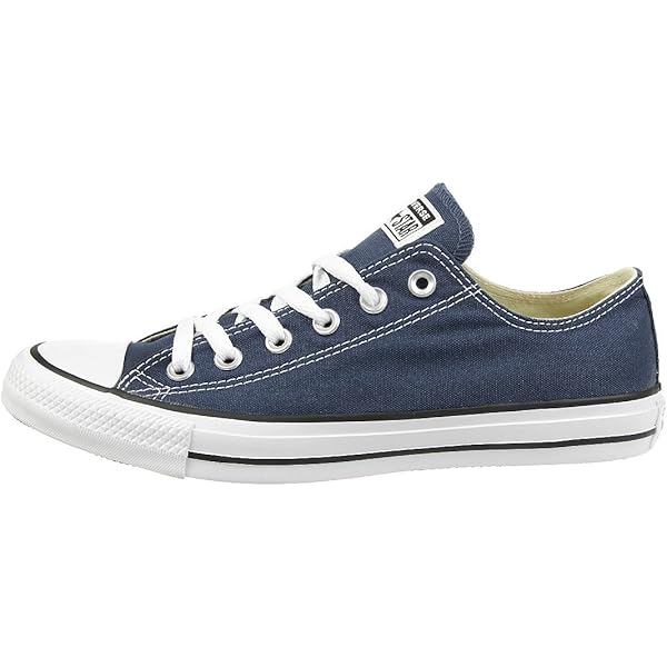 low top converse navy