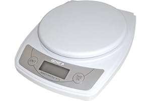 ‎GENIE Genie 3606 EDS Digitale Briefwaage (von 1 g bis 5000 g; aus robustem Kunststoff; LCD Anzeige) weiÃŸ