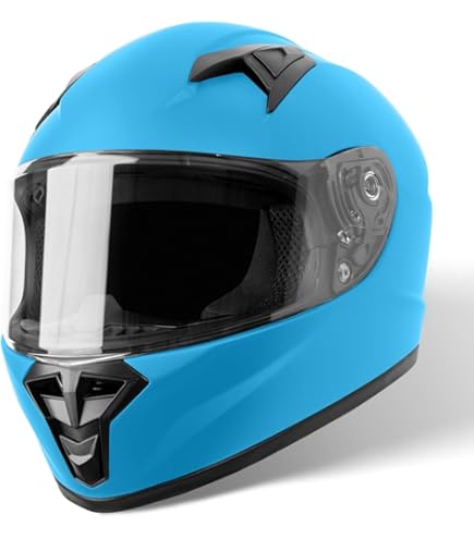 Helm voor jeugd, motorcross, crossmotor, volgelaats motorfietshelm voor volwassenen, ATV-helm MTB BMX MX fietshelm voor motor, voor offroad afdaling, met bril, handschoenen en masker, maat M, 54-55 cm