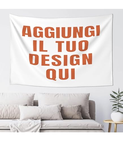 MLMYH Arazzo Personalizzato, Sfondo Personalizzato, Personalizza il tuo