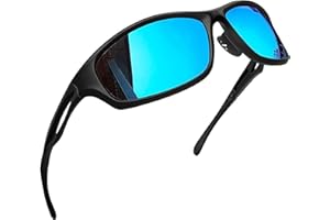 Joopin Occhiali da Sole Uomo Donna Polarizzati Protezione UV Rettangolari Sportivi Occhiali da Sole Ciclismo Trekking Pesca Corsa Running