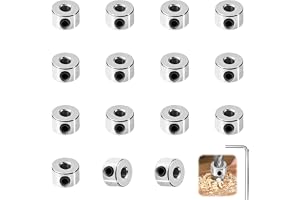 Hexizexi justerbara ringar 15 stycken klämring 3 mm inre justeringsring låsring