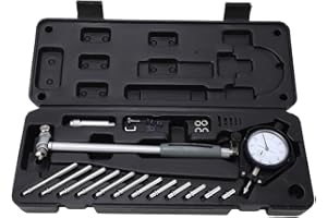 EUJGOOV Alesametro con Comparatore, Indicatore del diametro interno in Lega di Alluminio Calibro del diametro interno per Cilindri (50-160 mm)
