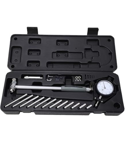 Set Di 4 Micrometri Esterni - Campo Di Misura 0-100mm - Precisione 0,01mm - Per Officina E Fai Da Te - Foto 2