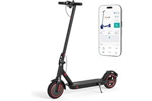 LOFIR Elektroroller mit Straßenzulassun, 8,5 Zoll Elektroroller MAX 30 KM Reichweite, Faltbarer E-Roller mit inklusive Sperrfunktion, Blinker und APP, Elektroscooter Erwachsene für Stadt und Land Pendeln