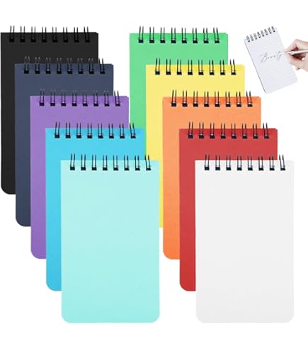 Conquerant Bloc‐Notes Sténo Lot De 10 A5 Uni 180 Pages Reliure Intégrale Couverture Carte Verte