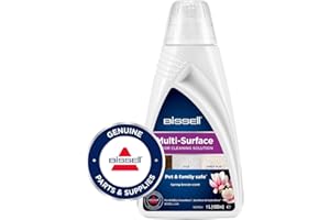 BISSELL Multi Surface Floor Cleaning Formula, Floor Cleaner For CrossWave Wet-Dry Vacuums, Multisurface Shampoo For Tile, Laminate & Area Rugs, 1L, Spring Breeze Scent, 1789L