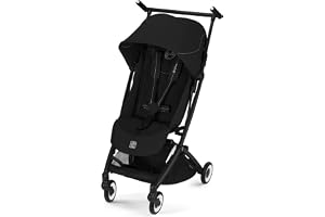 Cybex Libelle BLK/Magic Black-black PU1 | Från ca 6 månader till ca 4 år, ultralätt, enhandsbältessystem, handbagagelämplig s