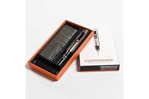 GENERIC Customizer Engraving Pen - Engraving Tool,Premium Cordless & Portable Engraver for Artists, Crafters & DIYers – Engrave 50+ Surfaces Like Metal, Wood & Glass –, Includes 30 Premium Bits