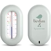Suavinex, Baby Bath Thermometer, Mercury Free, Battery-Free, Accurate, Resistant, Fast and Color Scale, Degrees C and &ordm;F, Flo