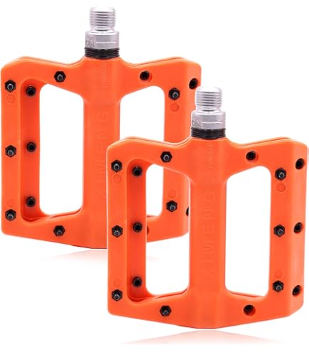 Pedale per Mountain Bike colorato OEM con chiodi antiscivolo rimovibili Design c