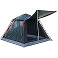 ECVV 6 Person Camping Tent Family Tents Large Waterproof Tent with 2 Windows 2 Doors Available for Outdoor Sports Travel Beach Picnic|240 * 240 * 155cm||Random Color|