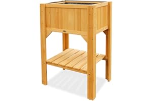 ‎HABAU Habau Hochbeet"Kompakt" mit Ablage, 60 x 45 x 89 cm, natur