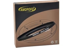 AMOPOFO 49mm to 77mm Camera Filters Ring/49-77mm Camera Lens adapter (49mm to 77mm Step Up Ringor Accessory),Compatible with All 49mm Camera Lenses & 77mm UV CPL Filter Accessory