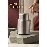 Transformacion Vakum Pompalı Wine Stopper Paslanmaz &Ccedil;elik Şarap Tıpası - Sızdırmaz Şişe Koruyucu Akıllı Hava Tahliye Tapası Z