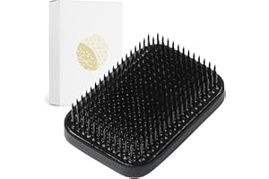 Wazakura Kenzan Ikebana Nero Porta Fiori (83mm) Rettangolare, Strumento Giapponese per l'Arrangiamento Floreale, Accessori Pin Frog - Kenzan Rettangolare Nero 83mm