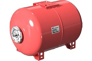 Wiltec Hydropress 100 liter, horisontell membrantank till hydroforpump och expansionskärl med EPDM membran