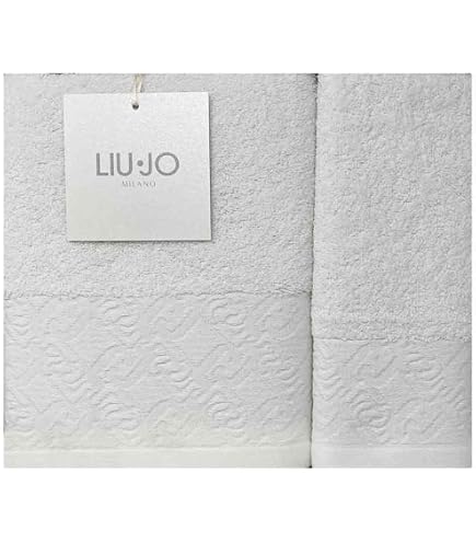 Set Asciugamani Liu Jo 1+1 - Cotone Con Logo Lurex Ricamato 38x60 Cm - 5