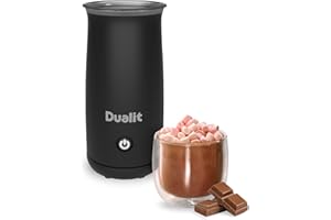 Dualit Hot Chocolate Maker & Milk Frother - 340ml Capacity - Ideal for Flat Whites, hot Chocolates, cappuccinos Lattes and More - One Touch Operation - Removable Whisk for Easy Cleaning – Cordless