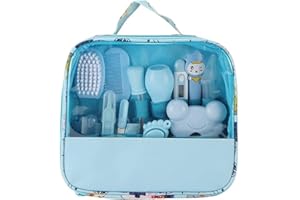 BTSEURY Baby Healthcare and Grooming Kit, 13 piezas / Set de cuidado del bebé para recién nacidos, niños y niñas