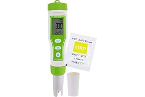 DANOPLUS Digitale ORP Meter con Automatico Calibrazione & ORP Buffer Polvere, -1200~1200mV Alto Precisione ORP Tester per Test Acqua