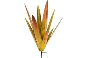 Dirfuny Tequila Sculpture Rustique, d'agave en métal à Faire soi-même, décoration de Jardin, Cour, Statue de Maison, Ornements, Figurines de Jardin, d'agave en métal pour extérieur,