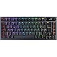 ASUS ROG Azoth RGB Gaming Keyboard (German Layout, 75% Keyboard Form Factor, ROG NX Mechanical Switches, OLED Display, with Bluetooth® or 2.4GHz RF Wireless, USB, Windows & MacOS Mode, Black)
