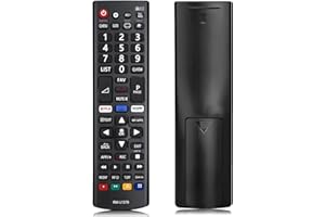 SUNGLOW Mando a Distancia Universal para LG Smart TV RM-L1379, Ajuste a Distancia para Netflix, Amazon, Botones no Requiere configuración del Control Remoto