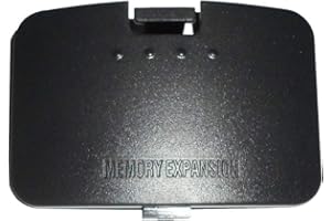 XULLU Ersatz Deckel / Klappe für den Nintendo 64 / N64 Jumper / Expansion Slot Schwarz