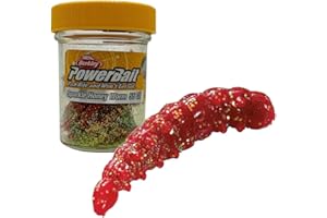 Berkley Powerbait Honey Worms, 55 Pezzi, Hook, Fishing