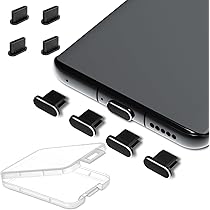 Asukohu Lot De 5 Bouchons Anti-poussière USB De Type C En