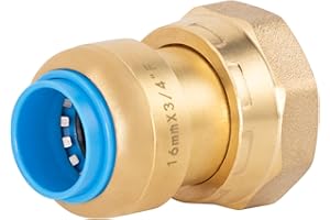 NT NOYON & THIEBAULT Raccord automatique universel Ø16 femelle tournant 20x27 (3/4) TOUT PUSH