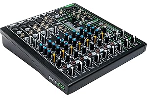 MACKIE ProFX10v3 Mezclador de Efectos Profesional de 10 Canales con USB