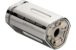 T238-Airsoft Tracer Glow in The Dark, Traceur Tactique Spitfire pour Airsoft/Gel Blaster avec Interface Filetée de 14 mm CCW