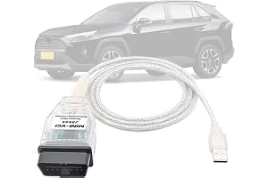 OBDIISVS Mini VCI J2534 kabel för Toyota Lexus Scion med TIS TechstreamV18