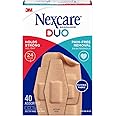 Nexcare Duo Flexible Fabric Bandages: Assorted / 40-Count (Tan) / 40 Count