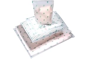 Cooyou Borse impermeabili di stoccaggio di viaggio di stampa, nessuna borsa a chiusura lampo di plastica del foro per i vestiti, le scarpe, i cosmetici, giocattoli