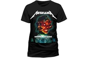 Probity Official Metallica - Hardwired to Self Destruct Album Cover - Mens Black T Shirt