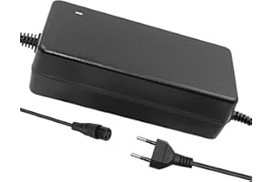 Hauteook 42V 2A Li-Ion Cargador de batería con Cabeza de Corriente Continua, 3 Pin XLR, 3P GX16, 3P GX12, 3P Plug Adaptadores de alimentación