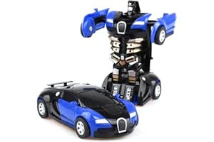 Pywee Transformation Roboter Auto, Auto Roboter Spielzeug, klein Roboter Auto,Transformator klein Roboter Auto,Kinder Spielzeug