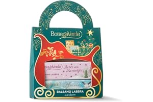 Bottega Verde - Cofanetto Regalo con 2 Balsamo Labbra, Aurora d'Inverno e Bosco delle Meraviglie, con Burro di Cacao e Vitamina E, Labbra Nutrite e Profumate, Idea Regalo