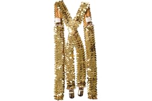 Dress Up America Bretelles pour Adultes – Bretelles de fête – Bretelles réglables au Dos en Y pour Hommes, Femmes et Adolescents