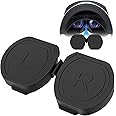 FASTSNAIL Lens Protector Cover for PlayStation VR2 Accessories, Anti-Scratch Dust Proof Cover for PSVR2 Lens Protective Pad, Washable Silicone Protective Cover Design - Black